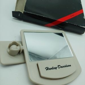 New Harley Davidson | Ivory Mini Travel Mirror Rare HTF